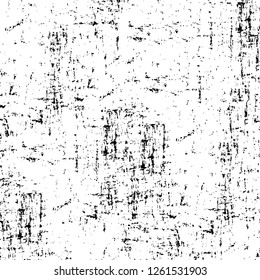Vector grunge overlay texture. Black and white background