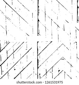 Vector grunge overlay texture. Black and white background