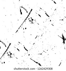 Vector grunge overlay texture. Black and white background