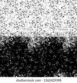 Vector grunge overlay texture. Black and white background