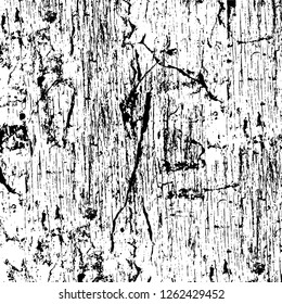 Vector grunge overlay texture. Black and white background