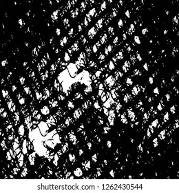 Vector grunge overlay texture. Black and white background
