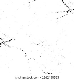 Vector grunge overlay texture. Black and white background