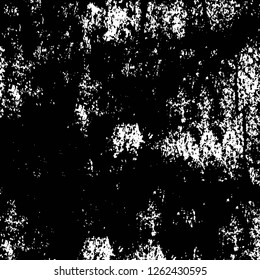 Vector grunge overlay texture. Black and white background