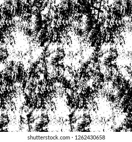 Vector grunge overlay texture. Black and white background