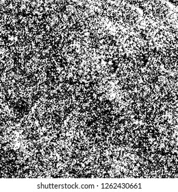 Vector grunge overlay texture. Black and white background