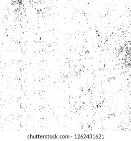 Vector grunge overlay texture. Black and white background