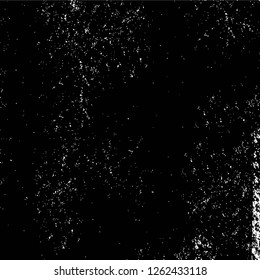 Vector grunge overlay texture. Black and white background