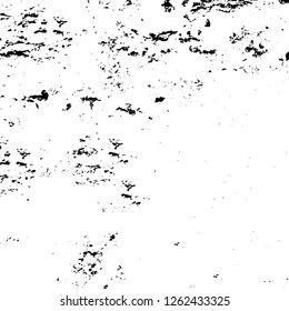 Vector grunge overlay texture. Black and white background