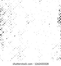 Vector grunge overlay texture. Black and white background