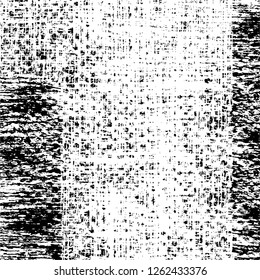 Vector grunge overlay texture. Black and white background