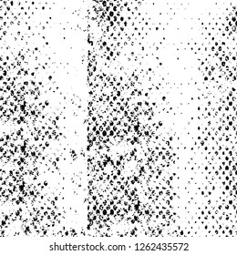 Vector grunge overlay texture. Black and white background