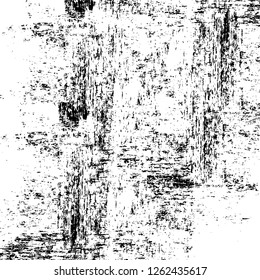 Vector grunge overlay texture. Black and white background