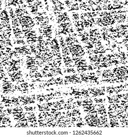 Vector grunge overlay texture. Black and white background
