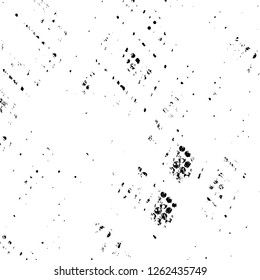 Vector grunge overlay texture. Black and white background