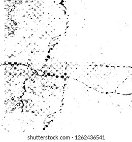 Vector grunge overlay texture. Black and white background