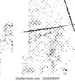 Vector grunge overlay texture. Black and white background