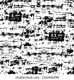 Vector grunge overlay texture. Black and white background