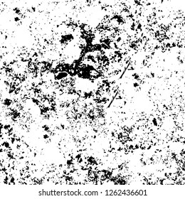 Vector grunge overlay texture. Black and white background