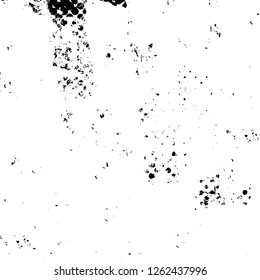 Vector grunge overlay texture. Black and white background