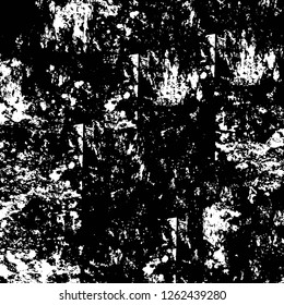 Vector grunge overlay texture. Black and white background