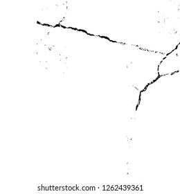 Vector grunge overlay texture. Black and white background