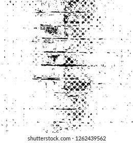 Vector grunge overlay texture. Black and white background