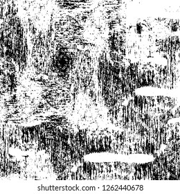 Vector grunge overlay texture. Black and white background