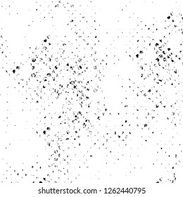 Vector grunge overlay texture. Black and white background
