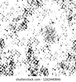Vector grunge overlay texture. Black and white background