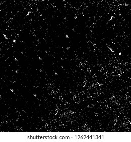 Vector grunge overlay texture. Black and white background