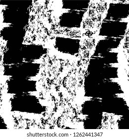 Vector grunge overlay texture. Black and white background