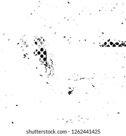 Vector grunge overlay texture. Black and white background
