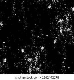 Vector grunge overlay texture. Black and white background