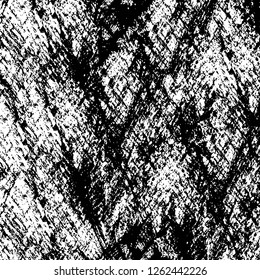 Vector grunge overlay texture. Black and white background