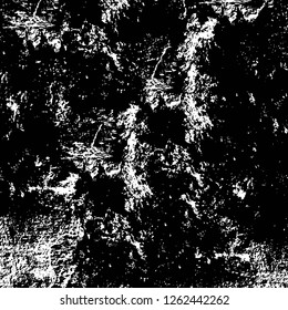 Vector grunge overlay texture. Black and white background