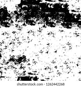 Vector grunge overlay texture. Black and white background