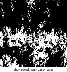 Vector grunge overlay texture. Black and white background