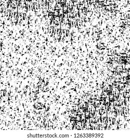 Vector grunge overlay texture. Black and white background