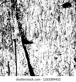Vector grunge overlay texture. Black and white background