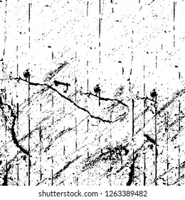 Vector grunge overlay texture. Black and white background