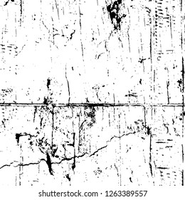 Vector grunge overlay texture. Black and white background