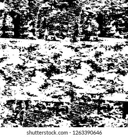 Vector grunge overlay texture. Black and white background