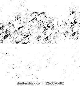 Vector grunge overlay texture. Black and white background