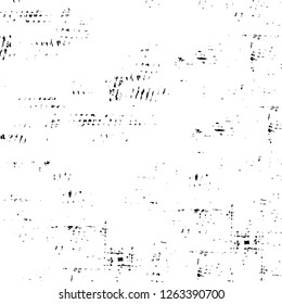 Vector grunge overlay texture. Black and white background