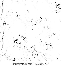 Vector grunge overlay texture. Black and white background
