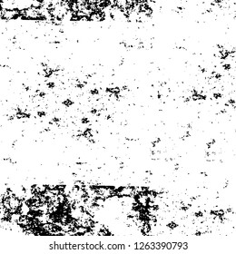 Vector grunge overlay texture. Black and white background