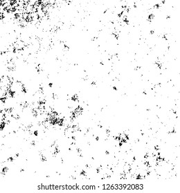 Vector grunge overlay texture. Black and white background
