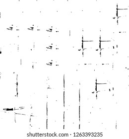 Vector grunge overlay texture. Black and white background