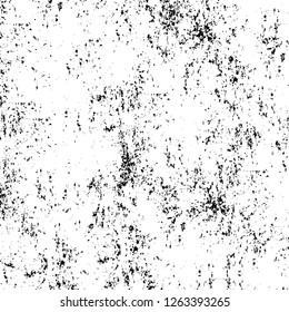 Vector grunge overlay texture. Black and white background